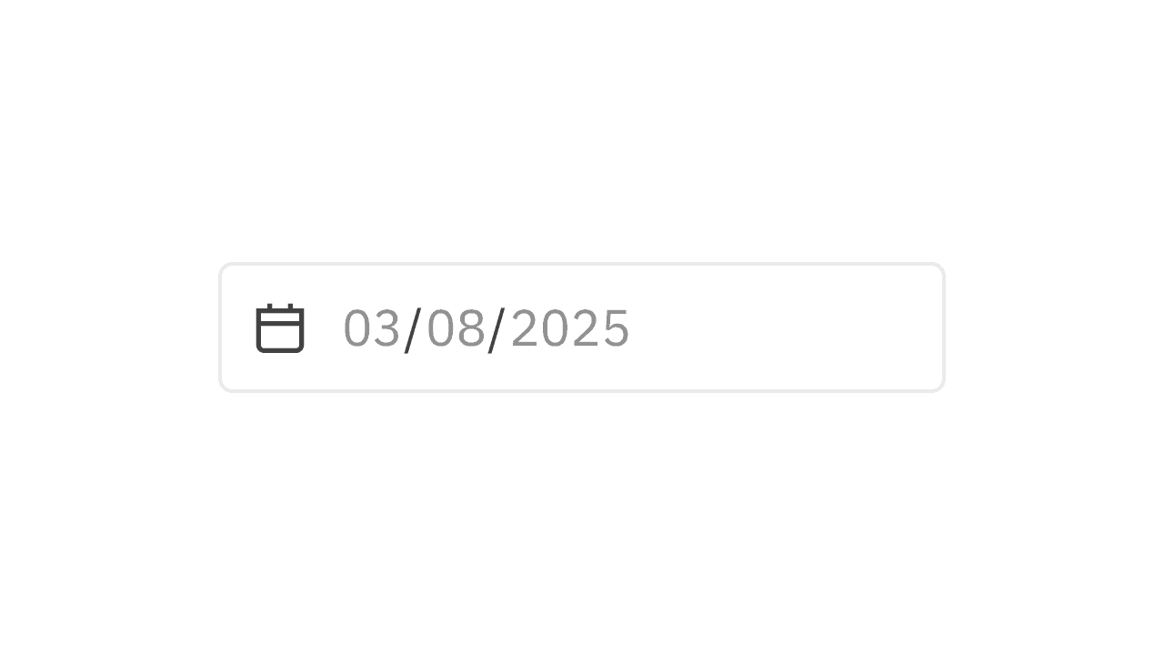 Input date components thumbnail