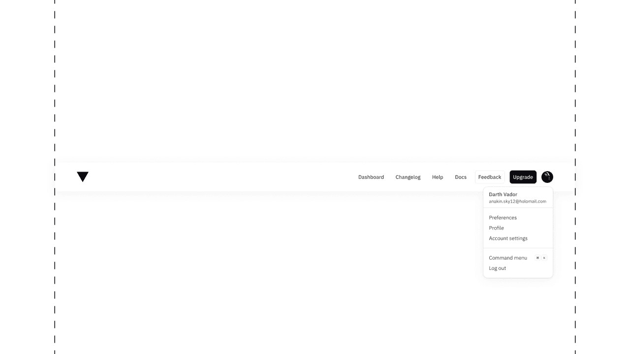 App navbar layout templates thumbnail