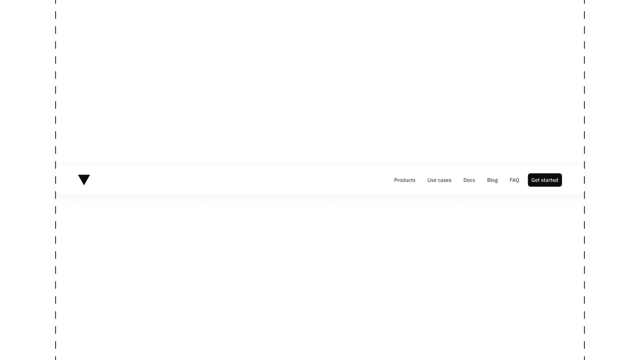Landing page navbar layout templates thumbnail